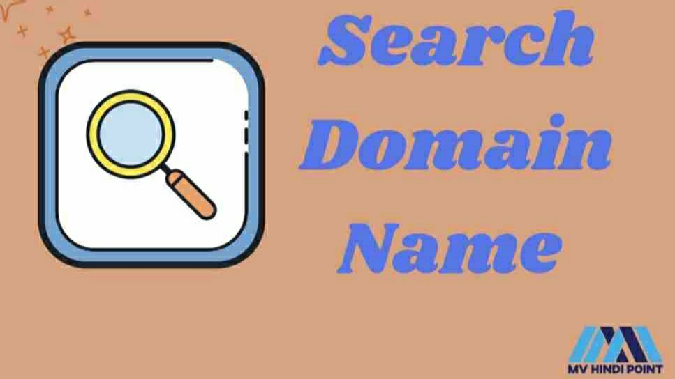 domain name search , mv hindi popint